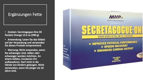 MHP Secretagogue Clinical Strength Gold  Orange  30 Count