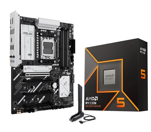 MICRO CENTER AMD Ryzen 5 9600X CPU Processor Bundle with ASUS B650E MAX Gaming WiFi AM5 ATX Motherboard  DDR5  PCIe 5 0  3X M 2  Wi Fi 6E 