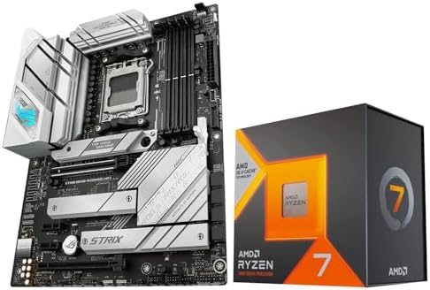 MICRO CENTER AMD Ryzen 7 7800X3D CPU Processor Bundle with ASUS B650E MAX Gaming WiFi AM5 ATX Motherboard  DDR5  PCIe 5 0  3X M 2  Wi Fi 6E