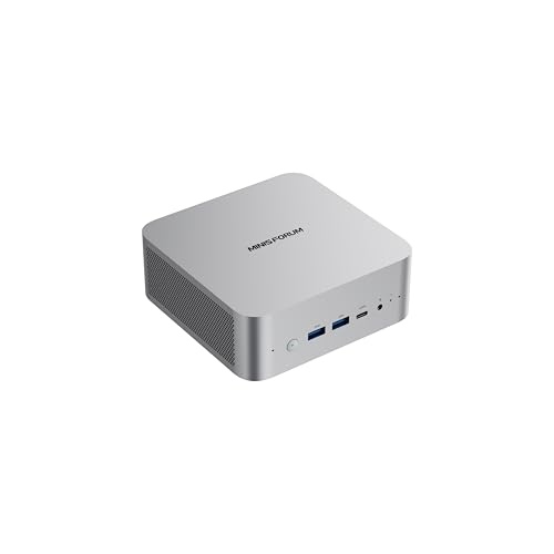 MINISFORUM AI X1 255 Mini PC AMD Ryzen 7 255  8C/16T  up to 4 9 GHz   32 GB DDR5 RAM 1 TB M 2 SSD HDMI/DP/USB4  4K 120 Hz   Dual Speaker/DMIC USB A X 3  2 5G LAN  Wi Fi 7/BT5 4