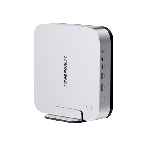 MINISFORUM AI X1 Pro 370 Mini PC AMD Ryzen AI 9 HX 370 12C/24T  96GB DDR5 2TB SSD Desktop Computer  HDMI DP 2xUSB4 Output  2xRJ45 Port  WiFi7  BT5 4  AMD Radeon 890M Graphics  Copilot Support AI PC