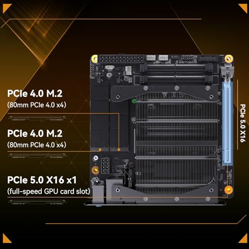 MINISFORUM BD795i SE Mini ITX Motherboard  AMD Ryzen 9 7945HX  16 C/32 T Up to 5 4 GHz PCIe 5 0 x16 Slot  Dual PCIe4 0 M 2 Support  DDR5 8K Triple Output with HDMI/DP/USB C  RJ45 2 5G  USB 3 2 Gen 2