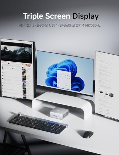 MINISFORUM DeskMini UM870 Slim Mini PC AMD Ryzen 7 8745H Barebone Version Small PC  HDMI/DP/USB4 Outputs  2 5G LAN  WiFi 6E  BT5  4xUSB Port AMD Radeon 780M Graphics Small Form Factor