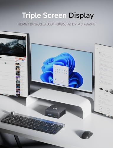 MINISFORUM DeskMini UM870 Slim Mini PC AMD Ryzen 7 8745H Barebone Version Small PC  HDMI/DP/USB4 Outputs  2 5G LAN  WiFi 6E  BT5  4xUSB Port AMD Radeon 780M Graphics Small Form Factor