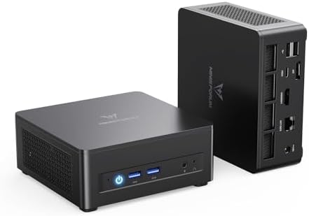 MINISFORUM DeskMini UM870 Slim Mini PC AMD Ryzen 7 8745H Barebone Version Small PC  HDMI/DP/USB4 Outputs  2 5G LAN  WiFi 6E  BT5  4xUSB Port AMD Radeon 780M Graphics Small Form Factor