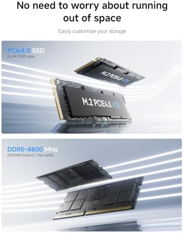 MINISFORUM DeskMini UM870 Slim Mini PC AMD Ryzen 7 8745H Barebone Version Small PC  HDMI/DP/USB4 Outputs  2 5G LAN  WiFi 6E  BT5  4xUSB Port AMD Radeon 780M Graphics Small Form Factor