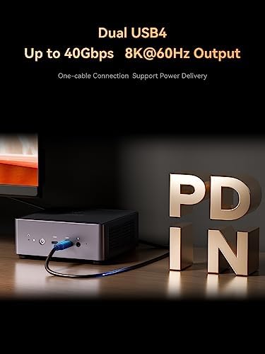 MINISFORUM DeskMini UM870 Slim Mini PC AMD Ryzen 7 8745H Barebone Version Small PC  HDMI/DP/USB4 Outputs  2 5G LAN  WiFi 6E  BT5  4xUSB Port AMD Radeon 780M Graphics Small Form Factor