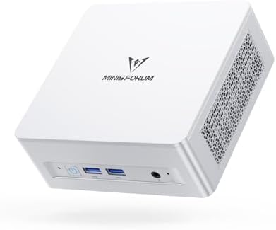 MINISFORUM DeskMini UM870 Slim Mini PC AMD Ryzen 7 8745H Barebone Version Small PC  HDMI/DP/USB4 Outputs  2 5G LAN  WiFi 6E  BT5  4xUSB Port AMD Radeon 780M Graphics Small Form Factor
