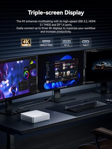 MINISFORUM M1 Pro 125H Mini PC Barebone  Intel Core Ultra 5 125H  14C/18T  Up to 4 5Ghz   Mini Computer HDMI2 1/DP1 4/2xUSB4 8K  Video Display  2 5G LAN  OCuLink Port  Dual Speaker/DMIC  WiFi 7  BT5 4