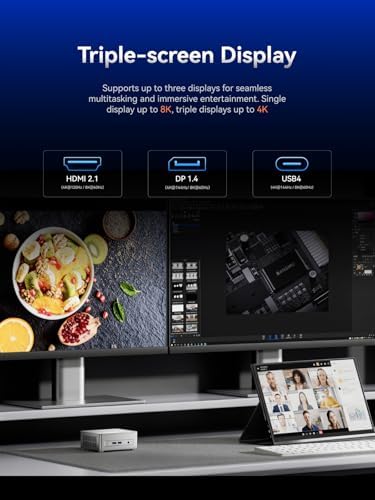 MINISFORUM M1 Pro 125H Mini PC Barebone  Intel Core Ultra 5 125H  14C/18T  Up to 4 5Ghz   Mini Computer HDMI2 1/DP1 4/2xUSB4 8K  Video Display  2 5G LAN  OCuLink Port  Dual Speaker/DMIC  WiFi 7  BT5 4