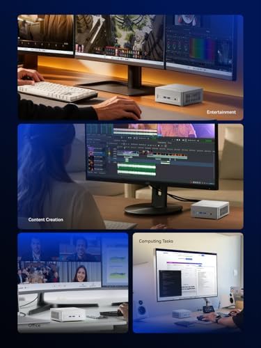 MINISFORUM M1 Pro 125H Mini PC Barebone  Intel Core Ultra 5 125H  14C/18T  Up to 4 5Ghz   Mini Computer HDMI2 1/DP1 4/2xUSB4 8K  Video Display  2 5G LAN  OCuLink Port  Dual Speaker/DMIC  WiFi 7  BT5 4
