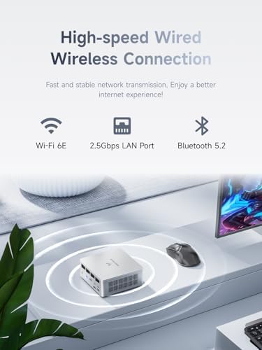 MINISFORUM M1 Pro 125H Mini PC Barebone  Intel Core Ultra 5 125H  14C/18T  Up to 4 5Ghz   Mini Computer HDMI2 1/DP1 4/2xUSB4 8K  Video Display  2 5G LAN  OCuLink Port  Dual Speaker/DMIC  WiFi 7  BT5 4