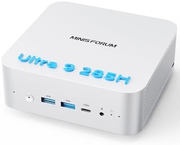 MINISFORUM M1 Pro 125H Mini PC Barebone  Intel Core Ultra 5 125H  14C/18T  Up to 4 5Ghz   Mini Computer HDMI2 1/DP1 4/2xUSB4 8K  Video Display  2 5G LAN  OCuLink Port  Dual Speaker/DMIC  WiFi 7  BT5 4