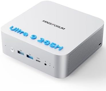 MINISFORUM M1 Pro 125H Mini PC Barebone  Intel Core Ultra 5 125H  14C/18T  Up to 4 5Ghz   Mini Computer HDMI2 1/DP1 4/2xUSB4 8K  Video Display  2 5G LAN  OCuLink Port  Dual Speaker/DMIC  WiFi 7  BT5 4