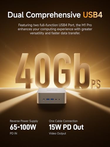 MINISFORUM M1 Pro AI Mini PC Barebone  Intel Core Ultra 9 285H  16C/16T  Up to 5 4Ghz   99 Tops  Without Storage/OS  2xUSB4/HDMI/DP Quad Display  2 5G LAN  OCuLink  WiFi 7  BT5 4  Arc 140T GPU