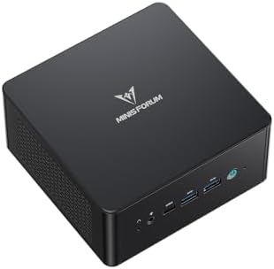 MINISFORUM Mini PC AI X1 Pro Barebone with AMD Ryzen AI 9 HX370 12Cores/24 Threads &AMD Radeon 890M Mini Gaming PC 8K Quad Output HDMI DP 2xUSB4  Dual 2 5 LAN/WIFI7/BT5 4/Oculink Copilot PC