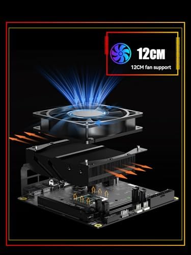 MINISFORUM Motherboard BD795i SE Mini ITX NAS Motherboard  AMD Ryzen 9 7945HX  16 C/32 T PCIe 5 0 x16 Slot  Dual PCIe4 0 M 2 Support  DDR5 8K Triple Output HDMI/DP/USB C   RJ45 2 5G  USB 3 2