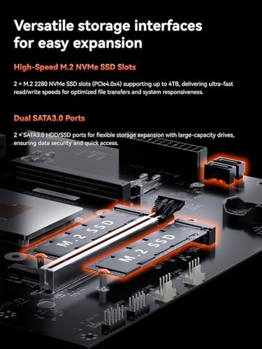 MINISFORUM Motherboard BD795i SE Mini ITX NAS Motherboard  AMD Ryzen 9 7945HX  16 C/32 T PCIe 5 0 x16 Slot  Dual PCIe4 0 M 2 Support  DDR5 8K Triple Output HDMI/DP/USB C   RJ45 2 5G  USB 3 2