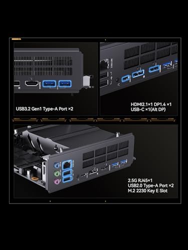 MINISFORUM Motherboard BD895i SE Mini ITX NAS Motherboard  AMD Ryzen 9 8945HX 16 C/32 T PCIe 5 0 x16 Slot  Dual PCIe4 0 M 2 Support  DDR5 8K Triple Output HDMI/DP/USB C   RJ45 2 5G  USB 3 2