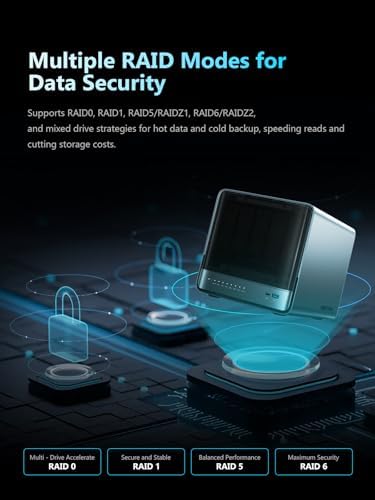 MINISFORUM N5 5 Bay Desktop NAS  AMD Ryzen 7 255 8C/16T   Barebone  128GB SSD  1x 10GbE  1x 5GbE  2X USB4 8K   8K HDMI  OCuLink Port  1xM 2 Slot  2xU 2/M 2 Slots  Network Attached Storage  Diskless