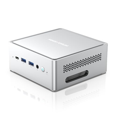 MINISFORUM NAB6 Lite Mini PC Intel Core i5 12600H 12C/16T  up to 4 5 GHz   16GB DDR4 512GB SSD  2xHDMI   2xUSB C 4K 60Hz Outputs  Dual 2 5G LAN  7xUSB Port  WiFi 6  BT5 2  1x2 5 in HDD Slot  Renewed 