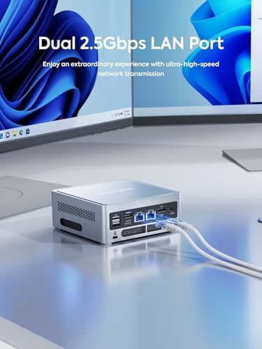 MINISFORUM NAB9 Plus Mini PC Intel Core i9 12900HK 14C/20T   32GB RAM 1TB SSD  HDMI DP USB4 PD  Video Outputs Mini Computers  OCuLink Port  2X 2 5G LAN Port Intel Iris Xe Graphics Desktop Computer