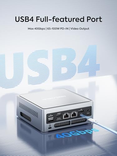 MINISFORUM NAB9 Plus Mini PC Intel Core i9 12900HK 14C/20T   32GB RAM 1TB SSD  HDMI DP USB4 PD  Video Outputs Mini Computers  OCuLink Port  2X 2 5G LAN Port Intel Iris Xe Graphics Desktop Computer