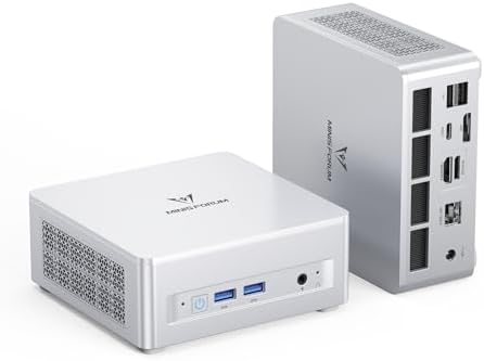 MINISFORUM NAB9 Plus Mini PC Intel Core i9 12900HK 14C/20T   32GB RAM 1TB SSD  HDMI DP USB4 PD  Video Outputs Mini Computers  OCuLink Port  2X 2 5G LAN Port Intel Iris Xe Graphics Desktop Computer