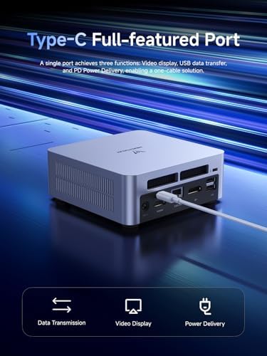 MINISFORUM NAB9 Plus Mini PC Intel Core i9 12900HK 14C/20T   32GB RAM 1TB SSD  HDMI DP USB4 PD  Video Outputs Mini Computers  OCuLink Port  2X 2 5G LAN Port Intel Iris Xe Graphics Desktop Computer