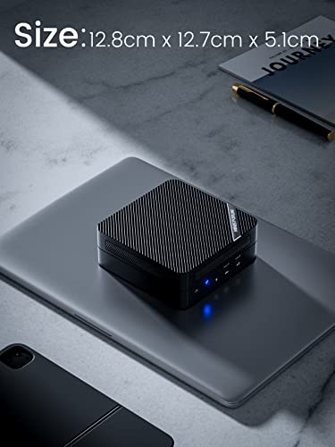 MINISFORUM UM690 Mini PC AMD Ryzen 9 6900HX Small PC  32G RAM   1TB PCIe SSD  2X HDMI 4K   1x USB4 8K  Triple Outputs  AMD Radeon 680M Graphics Small Form Factor  Renewed 