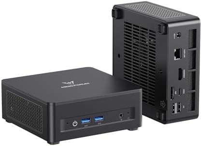 MINISFORUM UM760 Slim Mini PC  AMD Ryzen 5 7640HS Processor  6C/12T  Up to 5 0GHz   Mini Computers 16GB DDR5 RAM & 1TB SSD  HDMI2 1/USB4/DP1 4 Output  1X 2 5G LAN  4X USB Port  WiFi6E/BT5 3  Renewed