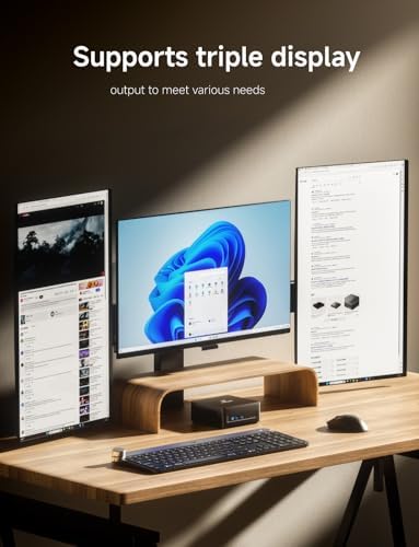 MINISFORUM UM760 Slim Mini PC  AMD Ryzen 5 7640HS Processor  6C/12T  Up to 5 0GHz   Mini Computers 16GB DDR5 RAM & 1TB SSD  HDMI2 1/USB4/DP1 4 Output  1X 2 5G LAN  4X USB Port  WiFi6E/BT5 3  Renewed