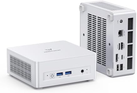 MINISFORUM UM890 Pro Mini PC AMD Ryzen 9 8945HS 8C/16T  up to 5 2GHz  32GB DDR5 1TB PCIe4 0 SSD  2xUSB4 PD 8K  1xHDMI 1xDP Four Outputs  2x RJ45  BT5 2 4xUSB3 2 AMD Radeon 780M Graphics Micro Computer