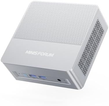 MINISFORUM UM890 Pro Mini PC  AMD Ryzen 9 8945HS  up to 5 2GHz  Mini Computers  32GB DDR5 5600MHz RAM& 512 PCIe 4 0 SSD  Mini Desktop Quad Display HDMI/DP1 4/USB C  AMD Radeon 780M/Dual LAN 2 5G