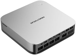 MINISFORUM UM890 Pro Mini PC  AMD Ryzen 9 8945HS  up to 5 2GHz  Mini Computers  32GB DDR5 5600MHz RAM& 512 PCIe 4 0 SSD  Mini Desktop Quad Display HDMI/DP1 4/USB C  AMD Radeon 780M/Dual LAN 2 5G