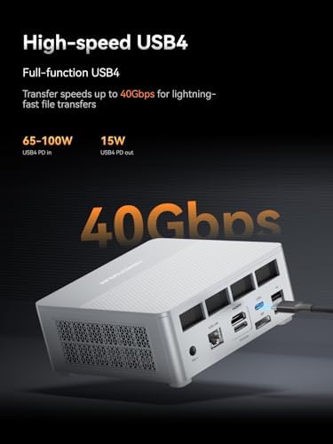 MINISFORUM X1 Lite 255 Mini PC Barebone AMD Ryzen 7 255  8C/16T  up to 4 9 GHz   Mini Computer AMD Radeon 780M Dual DDR5 RAM  M 2 SSD HDMI/DP/USB4 4K Video Output  5 x USB  2 5G LAN  Wi Fi 6e/BT5 2