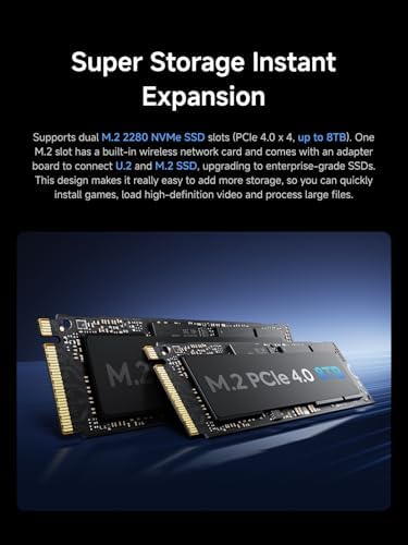 MINISFORUM X1 Lite 255 Mini PC Barebone AMD Ryzen 7 255  8C/16T  up to 4 9 GHz   Mini Computer AMD Radeon 780M Dual DDR5 RAM  M 2 SSD HDMI/DP/USB4 4K Video Output  5 x USB  2 5G LAN  Wi Fi 6e/BT5 2