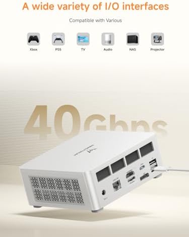 MINISFORUM X1 Lite 255 Mini PC Barebone AMD Ryzen 7 255  8C/16T  up to 4 9 GHz   Mini Computer AMD Radeon 780M Dual DDR5 RAM  M 2 SSD HDMI/DP/USB4 4K Video Output  5 x USB  2 5G LAN  Wi Fi 6e/BT5 2