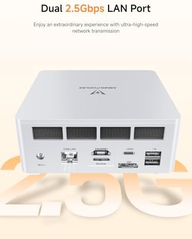 MINISFORUM X1 Lite 255 Mini PC Barebone AMD Ryzen 7 255  8C/16T  up to 4 9 GHz   Mini Computer AMD Radeon 780M Dual DDR5 RAM  M 2 SSD HDMI/DP/USB4 4K Video Output  5 x USB  2 5G LAN  Wi Fi 6e/BT5 2