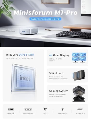 MINISFORUM X1 Lite 255 Mini PC Barebone AMD Ryzen 7 255  8C/16T  up to 4 9 GHz   Mini Computer AMD Radeon 780M Dual DDR5 RAM  M 2 SSD HDMI/DP/USB4 4K Video Output  5 x USB  2 5G LAN  Wi Fi 6e/BT5 2