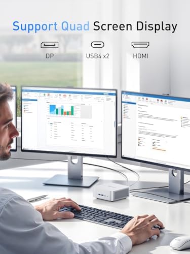 MINISFORUM X1 Lite 255 Mini PC Barebone AMD Ryzen 7 255  8C/16T  up to 4 9 GHz   Mini Computer AMD Radeon 780M Dual DDR5 RAM  M 2 SSD HDMI/DP/USB4 4K Video Output  5 x USB  2 5G LAN  Wi Fi 6e/BT5 2