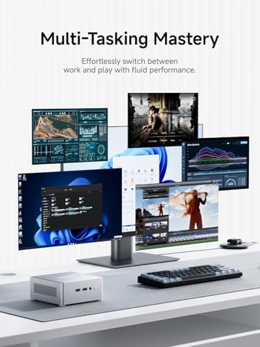 MINISFORUM X1 Lite 255 Mini PC Barebone AMD Ryzen 7 255  8C/16T  up to 4 9 GHz   Mini Computer AMD Radeon 780M Dual DDR5 RAM  M 2 SSD HDMI/DP/USB4 4K Video Output  5 x USB  2 5G LAN  Wi Fi 6e/BT5 2