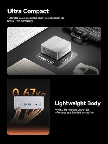 MINISFORUM X1 Lite 255 Mini PC Barebone AMD Ryzen 7 255  8C/16T  up to 4 9 GHz   Mini Computer AMD Radeon 780M Dual DDR5 RAM  M 2 SSD HDMI/DP/USB4 4K Video Output  5 x USB  2 5G LAN  Wi Fi 6e/BT5 2