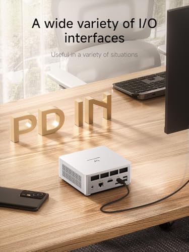 MINISFORUM X1 Lite 255 Mini PC Barebone AMD Ryzen 7 255  8C/16T  up to 4 9 GHz   Mini Computer AMD Radeon 780M Dual DDR5 RAM  M 2 SSD HDMI/DP/USB4 4K Video Output  5 x USB  2 5G LAN  Wi Fi 6e/BT5 2