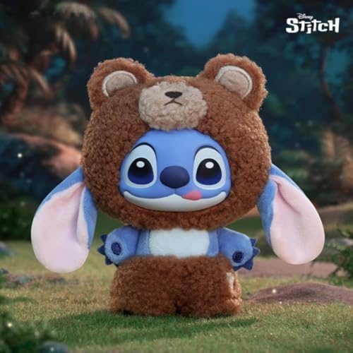 MINISO Disney Stitch Wild Animal Series Vinyl Surprise Box Figure Model Random Design Blind Box Toy Collectible Toy for Home Decor Birthday Gift  Random One Figure 