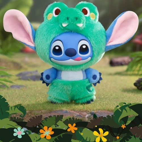 MINISO Disney Stitch Wild Animal Series Vinyl Surprise Box Figure Model Random Design Blind Box Toy Collectible Toy for Home Decor Birthday Gift  Random One Figure 