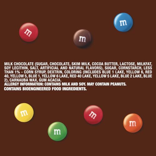 M&MS Milk Chocolate Candy  Full Size  1 69 oz Bag  Pack of 36