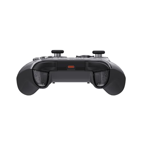 MOBAPAD Huben2 Wireless Switch Controller Pro – PC Controller with ALPS Linear Motors, Pro Controller Switch, Omron Mechanical Buttons, 6-Axis Motion (Black)