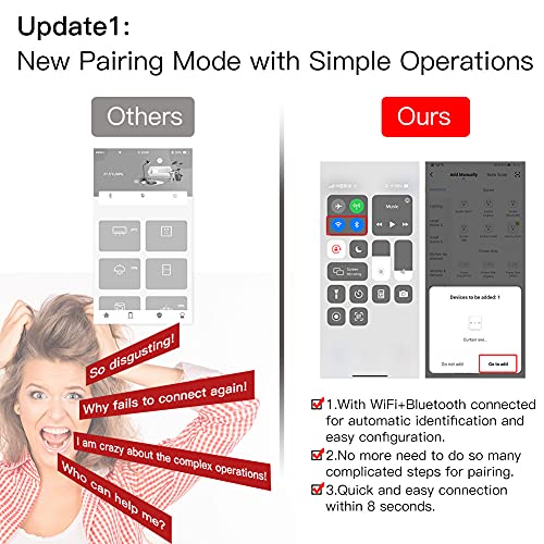 MOES 2 4GHz WiFi Wall Touch Smart Switch Neutral Wire Required  3 Way Multi Control  Glass Panel Light Switch Work with Smart Life/Tuya App  RF433 Remote Control  Alexa and Google Home White 1 Gang