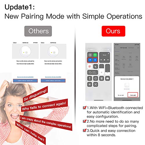 MOES 2 4GHz WiFi Wall Touch Smart Switch Neutral Wire Required  3 Way Multi Control  Glass Panel Light Switch Work with Smart Life/Tuya App  RF433 Remote Control  Alexa and Google Home White 1 Gang